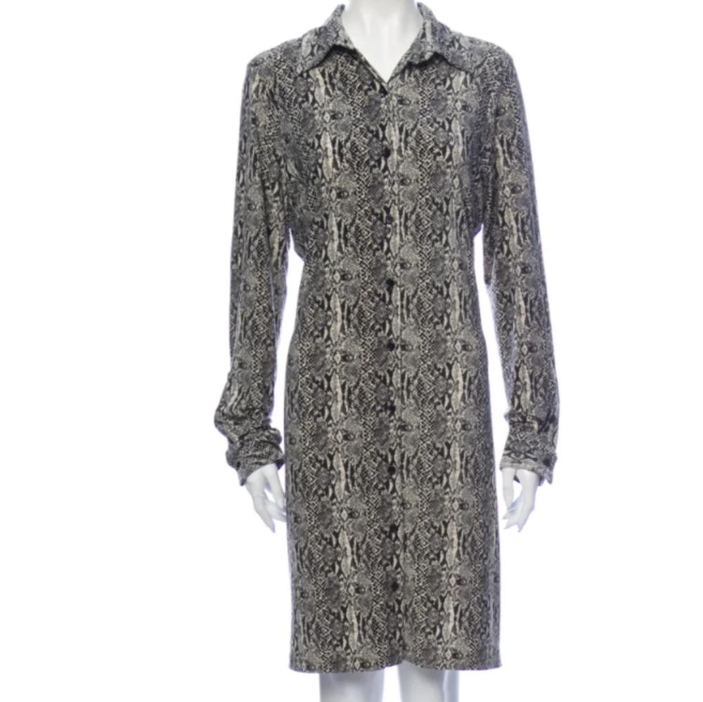 Norma Kamali Animal Print Dress